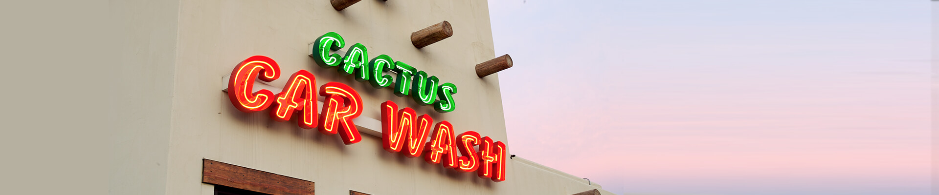 Conserving Water and Using Earth-Friendly Wash Products at Cactus Car Wash